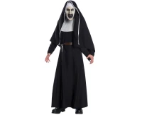 Includes: The Nun dress, habit, mask and belt